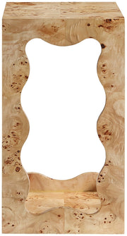 Vassa Burl Veneer End / Side Table in Natural - 535Natural-ET