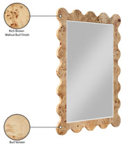 Vassa Burl Veneer Framed Mirror in Natural - 535Natural-M