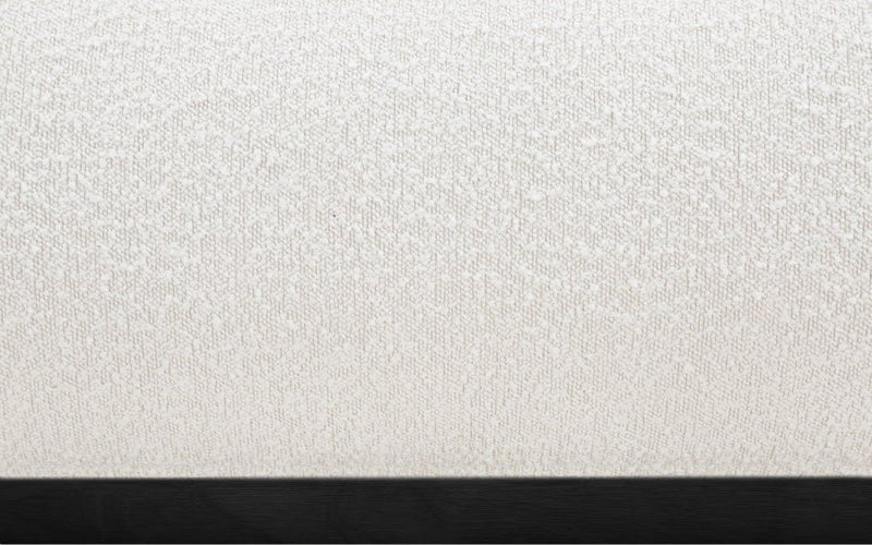 Vaughn Boucle Fabric Queen Bed Cream - Gate FurnitureQueen Bed