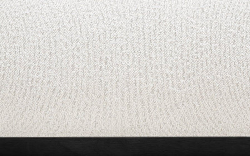 Vaughn Boucle Fabric Twin Bed Cream - Gate FurnitureTwin Bed