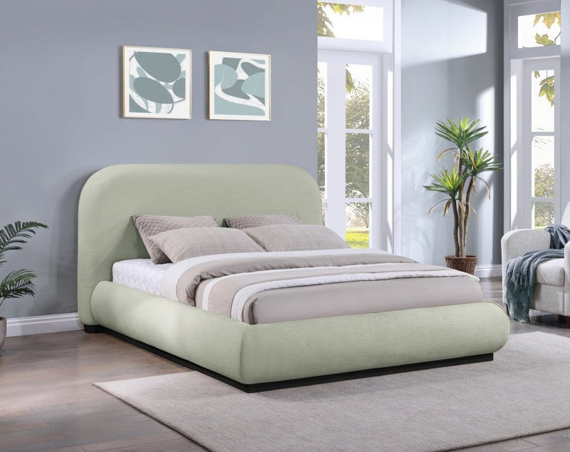 Vaughn Chenille Fabric King Bed Mint - Gate FurnitureKing Bed