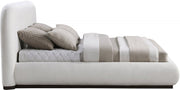 Vaughn Chenille Fabric Queen Bed Cream - Gate FurnitureQueen Bed