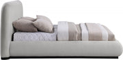 Vaughn Chenille Fabric Queen Bed Grey - Gate FurnitureQueen Bed