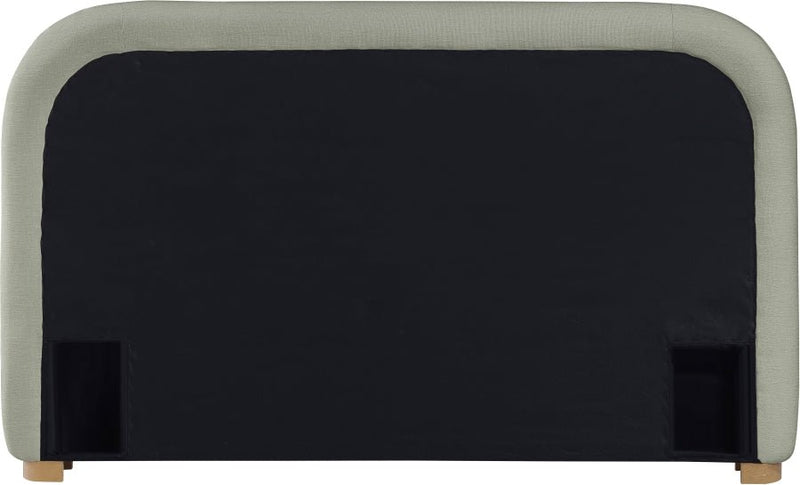 Vaughn Chenille Fabric Queen Bed Mint - Gate FurnitureQueen Bed