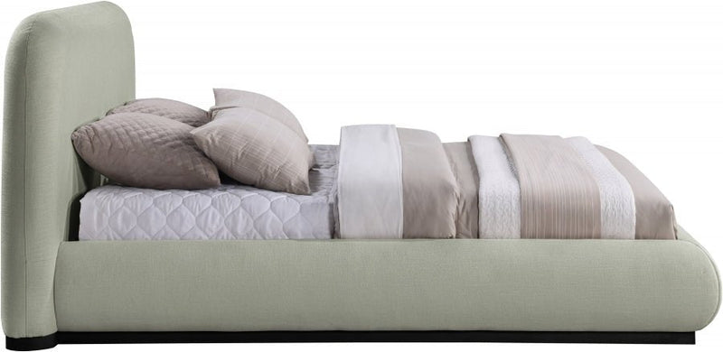 Vaughn Chenille Fabric Queen Bed Mint - Gate FurnitureQueen Bed