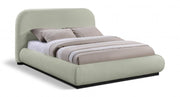 Vaughn Chenille Fabric Queen Bed Mint - Gate FurnitureQueen Bed