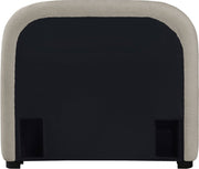 Vaughn Chenille Fabric Twin Bed Beige - Gate FurnitureTwin Bed