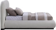Vaughn Chenille Fabric Twin Bed Grey - Gate FurnitureTwin Bed