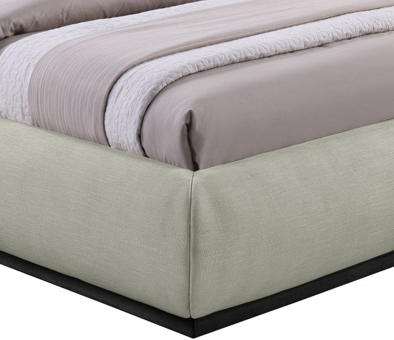 Vaughn Chenille Fabric Twin Bed Mint - Gate FurnitureTwin Bed