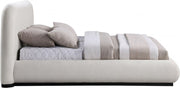 Vaughn Linen Textured Full Bed Cream - B1212Cream-F