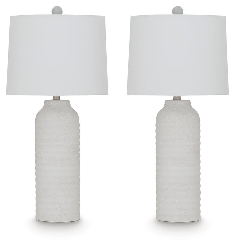 Vauville White Table Lamp (Set of 2) - L243674