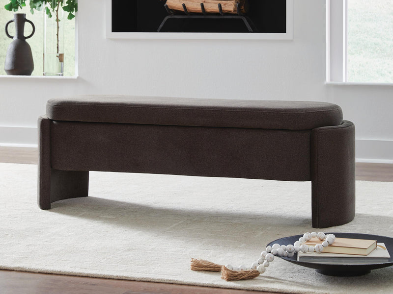 Vavuniya Brown Storage Bench - A3000750