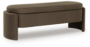 Vavuniya Brown Storage Bench - A3000750