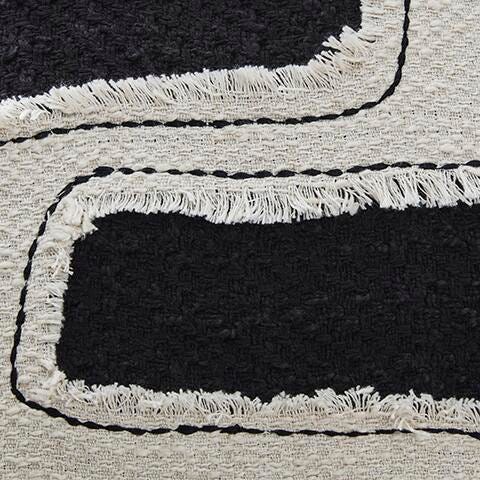 Veerbank Black/Beige Pillow - A1001114P