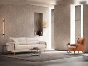 Vega 4-pieces (2 Sofa & 2 Chair) Livingroom in Brick - Cream - 200-ELI-VEG-P9-04-P9-07-3311