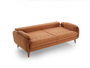 Vega 4-pieces (2 Sofa & 2 Chair) Livingroom in Brick - Cream - 200-ELI-VEG-P9-04-P9-07-3311