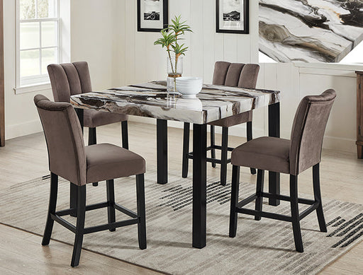 Vega Faux Marble Ct Height Table - 1720T-4545