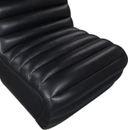 Vega Vegan Leather Upholstered Accent Chair in Black - 33045Black-C
