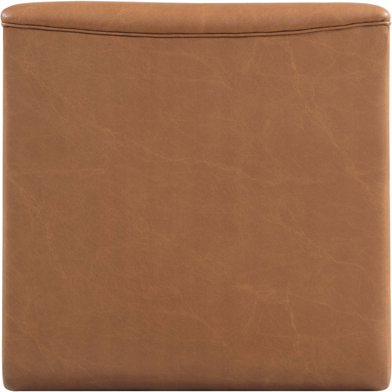 Vega Vegan Leather Upholstered Accent Chair in Cognac - 33045Cognac-C