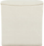 Vega Vegan Leather Upholstered Accent Chair in Cream - 33045Cream-C
