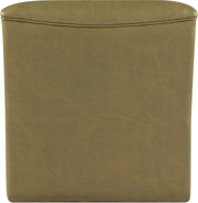 Vega Vegan Leather Upholstered Accent Chair in Olive - 33045Olive-C