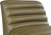 Vega Vegan Leather Upholstered Accent Chair in Olive - 33045Olive-C