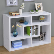 Velma Multipurpose TV Stand and Bookshelf White - 800330