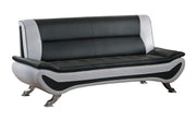 Veloce Black - White Living Room Set - Gate FurnitureLiving Room Set