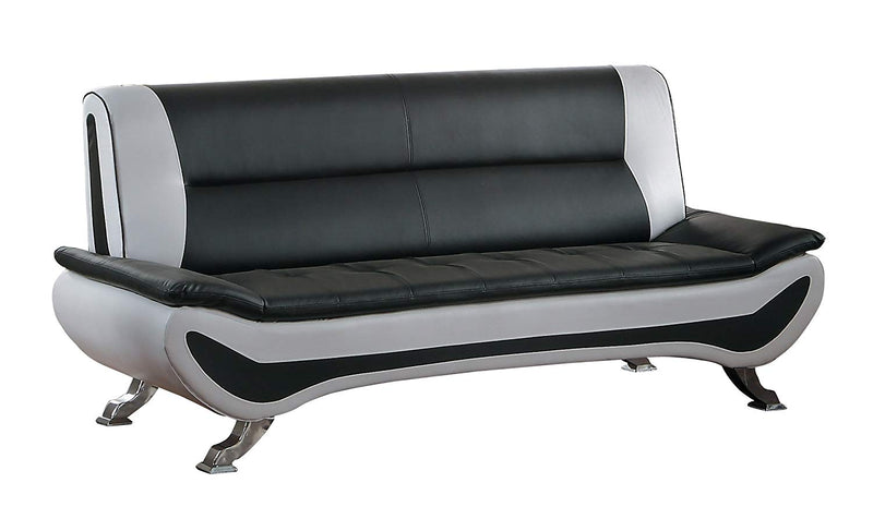 Veloce Black - White Living Room Set - Gate FurnitureLiving Room Set