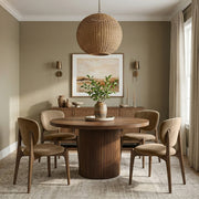 Velora Velvet Performance Fabric Upholstered Dining Chair in Beige, Set of 2 - 77077Beige-C