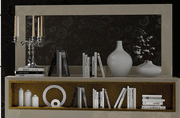 Velvet Mirror For Double Dresser - i38051 - Gate Furniture