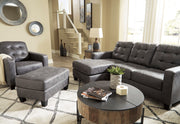 Venaldi Gunmetal Sectional - Gate FurnitureSectional