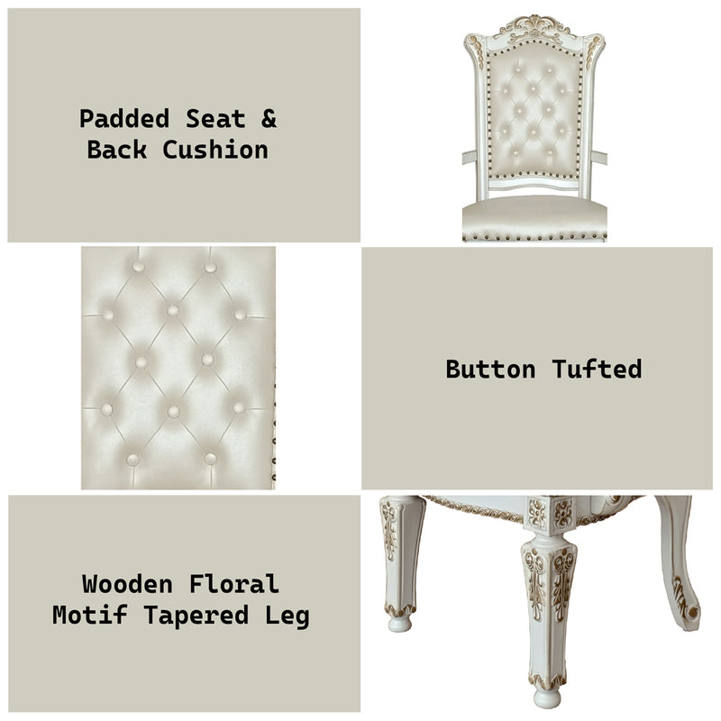 Vendome Arm Chair(Set-2) - DN01349