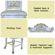 Vendome Counter Height Chair (Set-2) - DN01516