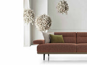 Venedik 4-pieces (4 Seat Sofa & 3 Seat Sofa & 2 Chair) Livingroom in Cream - Brown - 200-ELI-VEN-VRG-02-TRNT-10-4311