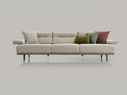 Venedik 4-pieces (4 Seat Sofa & 3 Seat Sofa & 2 Chair) Livingroom in Cream - Brown - 200-ELI-VEN-VRG-02-TRNT-10-4311