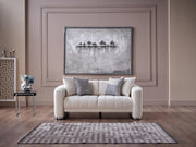 Venice S (Merit Cream) Living Room Set - Gate FurnitureLiving Room Set
