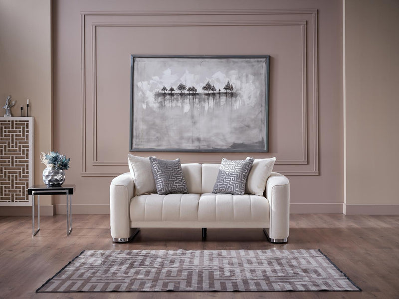 Venice S (Merit Cream) Living Room Set - Gate FurnitureLiving Room Set