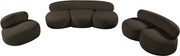 Venti 65" Boucle Fabric Upholstered Loveseat in Brown - 140Brown-L