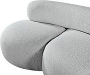 Venti 65" Boucle Fabric Upholstered Loveseat in Grey - 140Grey-L