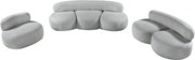 Venti 65" Boucle Fabric Upholstered Loveseat in Grey - 140Grey-L