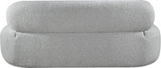 Venti 65" Boucle Fabric Upholstered Loveseat in Grey - 140Grey-L