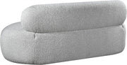 Venti 65" Boucle Fabric Upholstered Loveseat in Grey - 140Grey-L