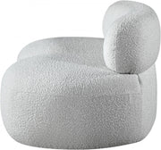Venti 65" Boucle Fabric Upholstered Loveseat in Grey - 140Grey-L