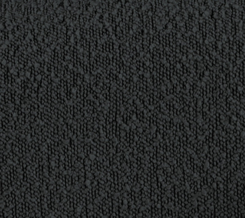 Venti 88.5" Boucle Fabric Upholstered Sofa in Black - 140Black-S