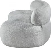 Venti 88.5" Boucle Fabric Upholstered Sofa in Grey - 140Grey-S
