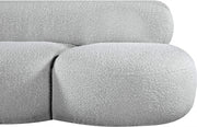 Venti 88.5" Boucle Fabric Upholstered Sofa in Grey - 140Grey-S