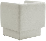 Vera Boucle Fabric Upholstered Accent Chair in Cream - 575Cream