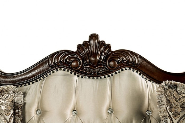 Veracruz Dark Cherry/Beige Loveseat - FM65002BG-LV