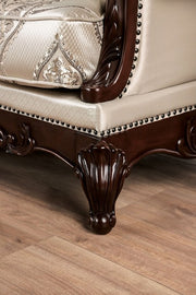 Veracruz Dark Cherry/Beige Loveseat - FM65002BG-LV
